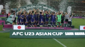 رقمي 4 أهداف.. اليابان تسحق الصين وتتوج بلقب آسيا تحت 23 عاماً